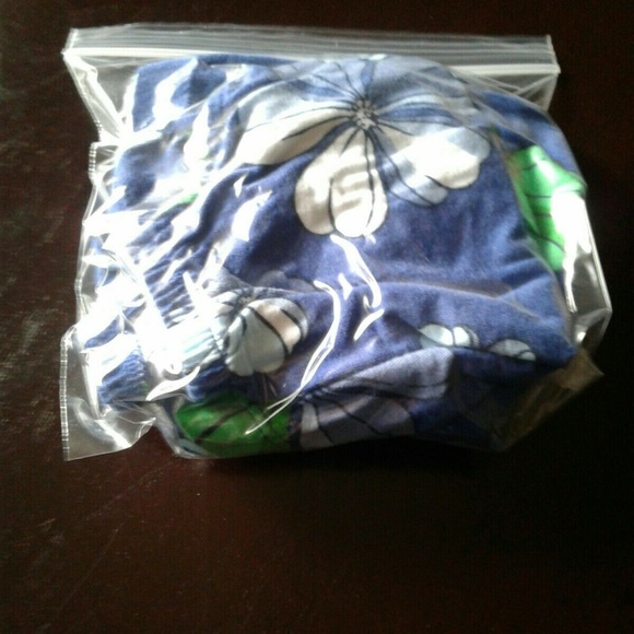 Carters Girls Size 3 Months Blue Floral Top & Bot - Picture 4 of 7